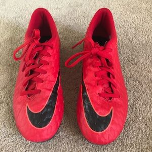 Boys Nike Hypervenom soccer cleats